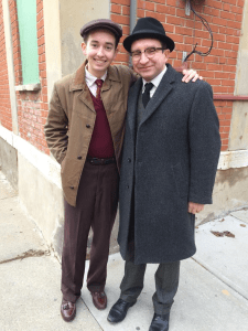 Radek Lord and Eddie Marsan on the set of A Kind of Murder (c) Radek Lord