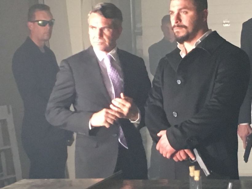 Bradley Bowen (middle) in the movie Out For Vengeance (2016)